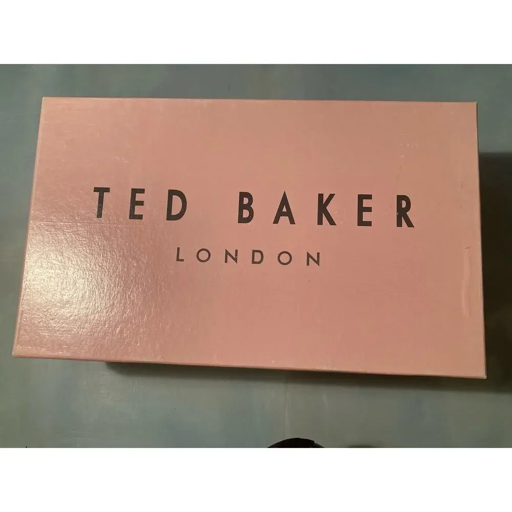 Ted Baker T-Strap Heels Vintage 00s 1940's Vibe ~ Leather & Satin! Sz 40 - Picture 8 of 10